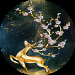 圆形梅花鹿玄关