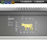 高端原创牛肉分解图分层图图片