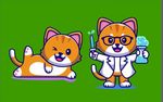 卡通橘猫