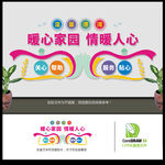 暖心家园文化墙
