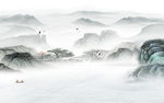 最新意境山水新画 tif分层