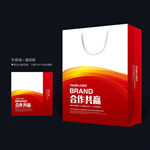 红色手提袋