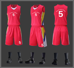 篮球服印花设计效果图片
