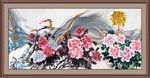 国画牡丹