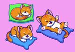 卡通橘猫