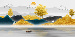 麋鹿山水玄关