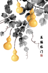 水墨葫芦玄关