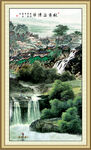 国画中式新玄关画