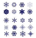 矢量雪花图案