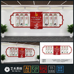 六大纪律党建文化墙