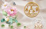 手绘清新荷花图