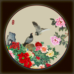 国画牡丹
