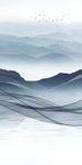 高端 山水意境玄关 TIF分层