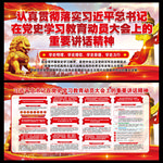 党史学习教育动员大会精神版面