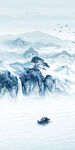 新款 山水玄关背景 tif分层