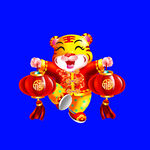 虎年门画