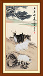 三羊开泰国画