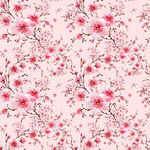 四方连续数码印花小碎花花型