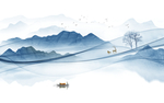 水墨山水画