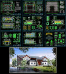 中式四合院建筑图纸