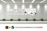 企业发展历程文化墙