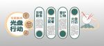 餐厅 形象墙 设计 食堂 文明