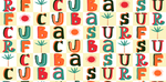 卡通 字母