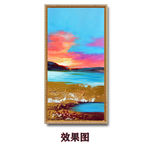 艺术抽象玄关装饰画