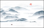 禅意山水画