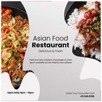 湘菜盖码饭套餐海报