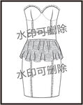 连衣裙 工作服 年轻 衬衫 女