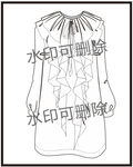服装设计连衣裙女装款式衬衫T恤