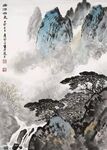 古风手绘山水画