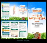 全国知识产权宣传周三折页