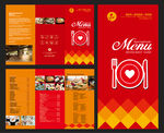 西餐宣传单