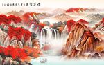 鸿运当头新山水高端画