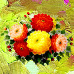 花卉油画