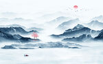 中式山水画