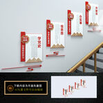 学党史楼梯文化墙