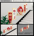 学校楼梯文化墙