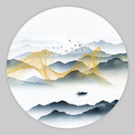 新中式山水画