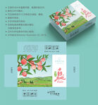 桃子包装设计 蜜桃盒子