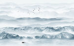 水墨山水画