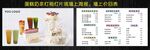 蛋糕奶茶灯箱海报与价目表