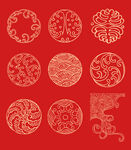 金色花纹