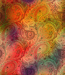 七彩渐变腰果花