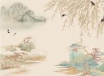 中国风电视背景墙