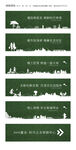 地产绿植围挡围墙广告雕刻字画面