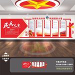 民兵之家民兵文化墙