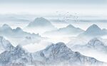 江山多娇锦绣江山新中式背景墙